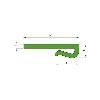 Snap-on Flat Profile Alpolen 1000 - Conveyor part