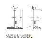  507 Steel, Base And Shaft Jointed wedge - Conveyor part M20X210X80 BASE