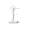  Model 601 Metal Fixed wedge - Conveyor part M20X200X80