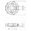 MODEL: 383-385 HAFİF-AĞIR TİP TEK PARÇA TAHRİK- AVARA DİŞLİSİ