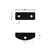  Panel Lock Holder - Conveyor part 40x15mm