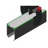  Z Profile Alpolen 1000 - Conveyor part Green