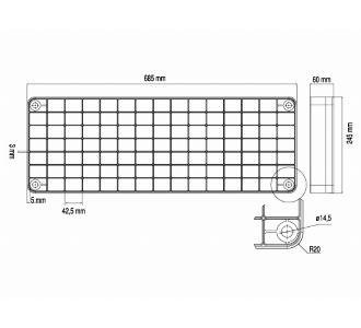 Grid Pallet - Conveyor part