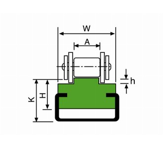 ALPOLEN® 1000 T MODEL ÇELİK PROFİLLİ ZİNCİR KIZAKLARI