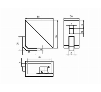 PLASTİK KÖŞE BAĞLANTI (30X30)