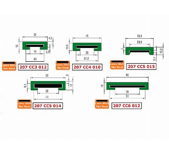 Alpolen 1000 C Friction Profiles - Conveyor part