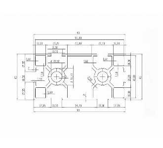 45x90 ELOKSALLI SİGMA ALÜMİNYUM PROFİL EKONOMİK SERİ