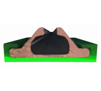 60 mm C PROFİL İÇİN ALÜMİNYUM PROFİL