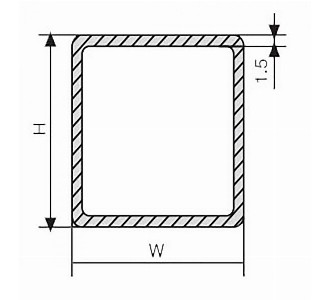 Opening Frame Profile - Conveyor part