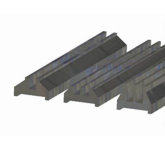  Opening Frame Profile - Conveyor part 30,6x22x 20mm
