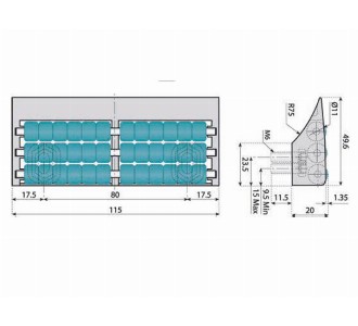 3 Sıralı Aktarma Tavası 800 167 071