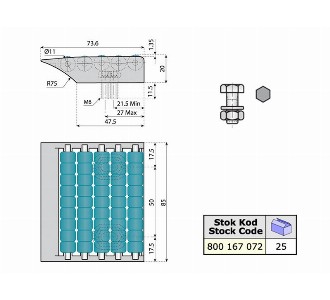 5 Sıralı Aktarma Tavası 800 167 072