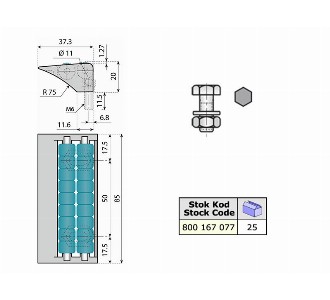 2 Sıralı Aktarma Tavası 800 167 077