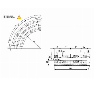 ALPOLEN® 1000 90 DERECE (880 AÇILI KULAKLI BANTLAR İÇİN) DÖNÜŞ YATAKLARI
