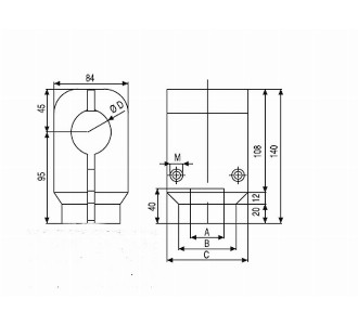 240 - 1 Interconnect Block - Conveyor part