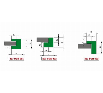 Alpolen 1000 Friction Profiles - Conveyor part