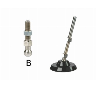MODEL 505 (Ø120) PLASTİK PABUÇ TABANI (6 KÖŞELİ PASLANMAZ ÇELİK) AISI 304 (INOX)