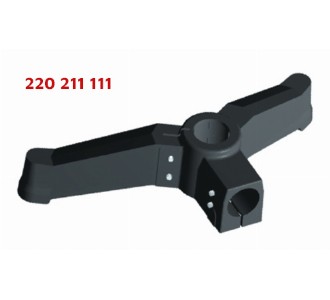MODEL: 220 PLASTİK İKİLİ AYAK (AÇILI) BORU VE PROFİL BAĞLANTILI