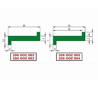  Z Profile Alpolen 1000 - Conveyor part 3X25