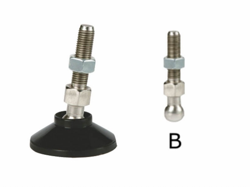 MODEL:501 - 505 PLASTİK PABUÇ TABANI ((Ø80)-6 KÖŞELİ METAL ÇİNKO KAPLAMA)